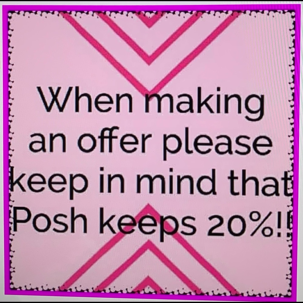 Poshmark takes 20% commision from my sale.